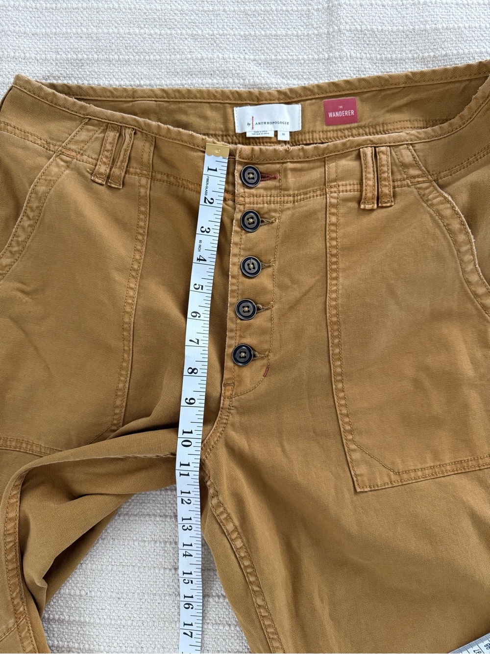 Anthropologie The Wanderer Honey Brown Utility Pants - Picture 6 of 9